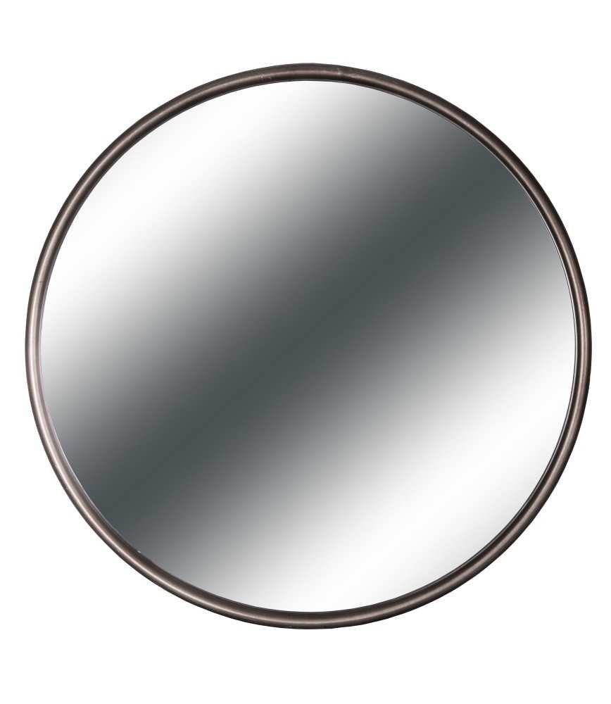 Miroir Ø70 couleur acier