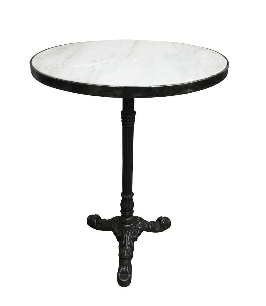 Table bistro marbre Ø65cm  H:76cm