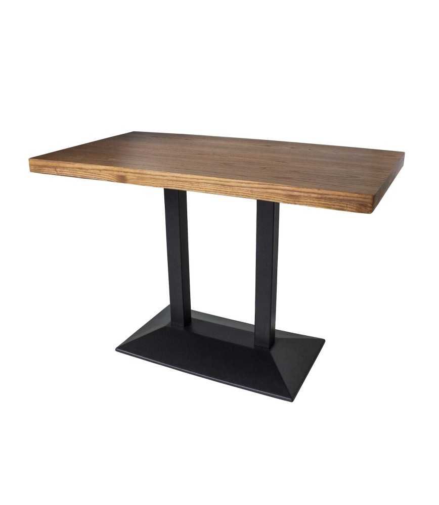 Table bistro double pied 110*60 H:75