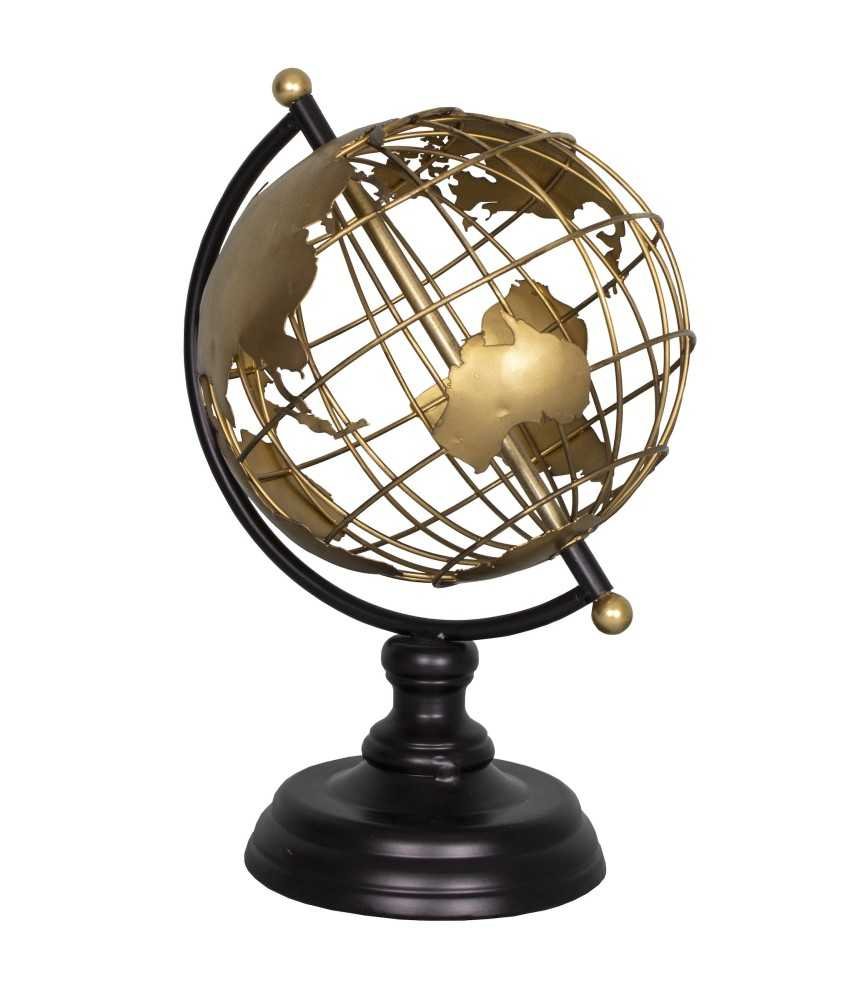 Globe couleur noir et or PM