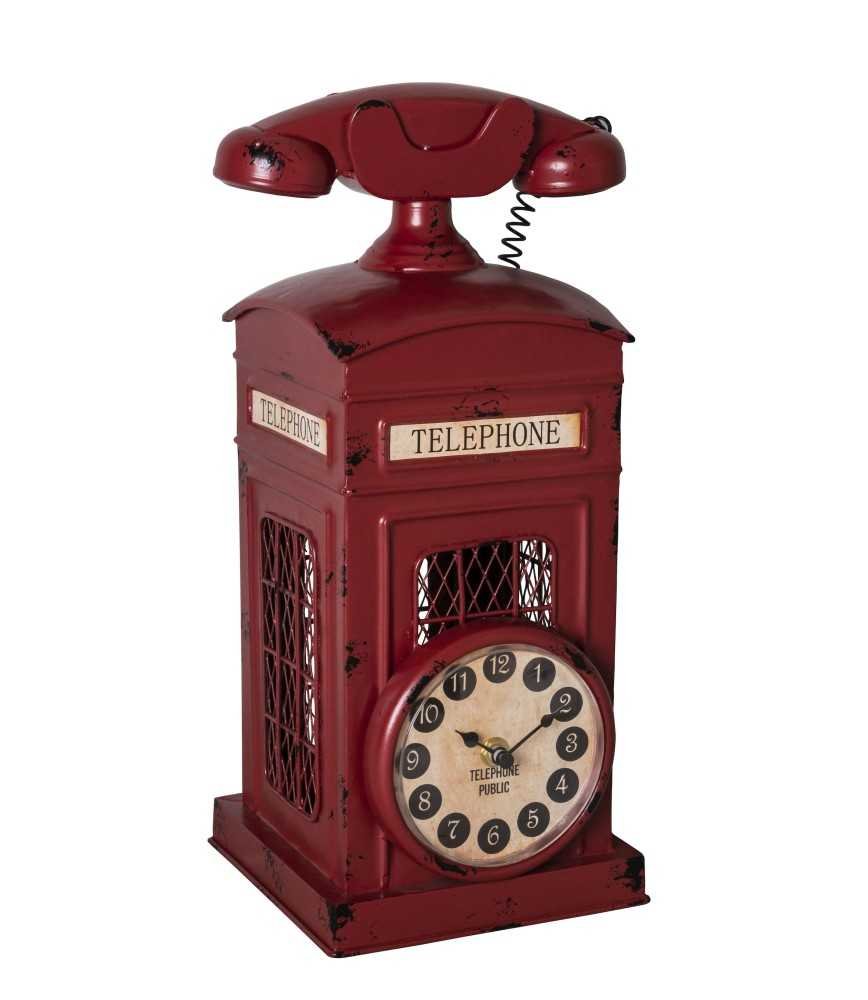 Téléphone Cabine anglaise Horloge