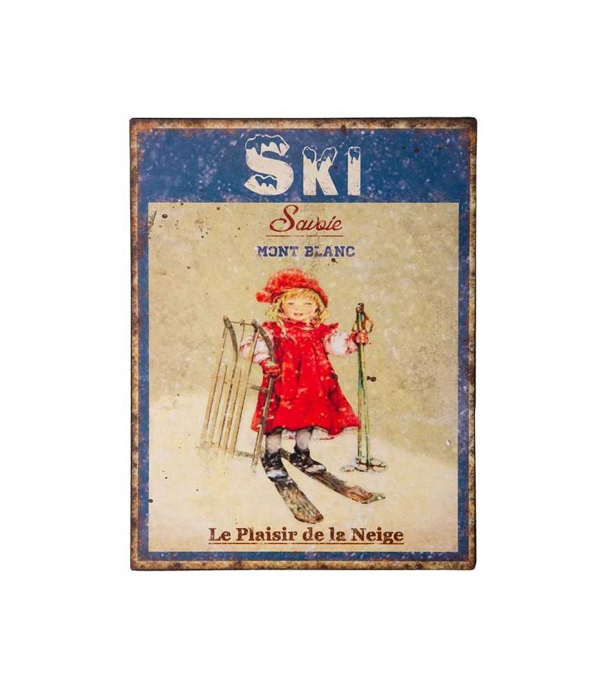 Plaque "Ski"