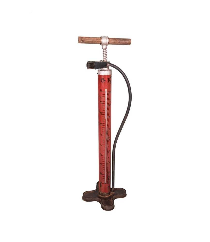 Pompe antique thermomètre