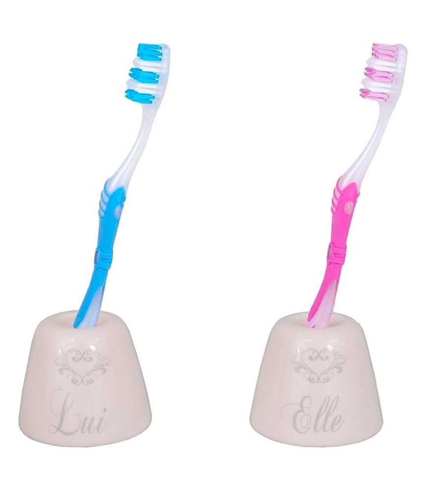 Set porte-brosses à dents Elle-Lui