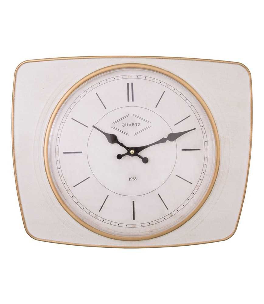 Pendule blanche vintage