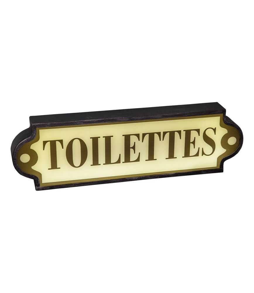 Enseigne Toilette lumineuse