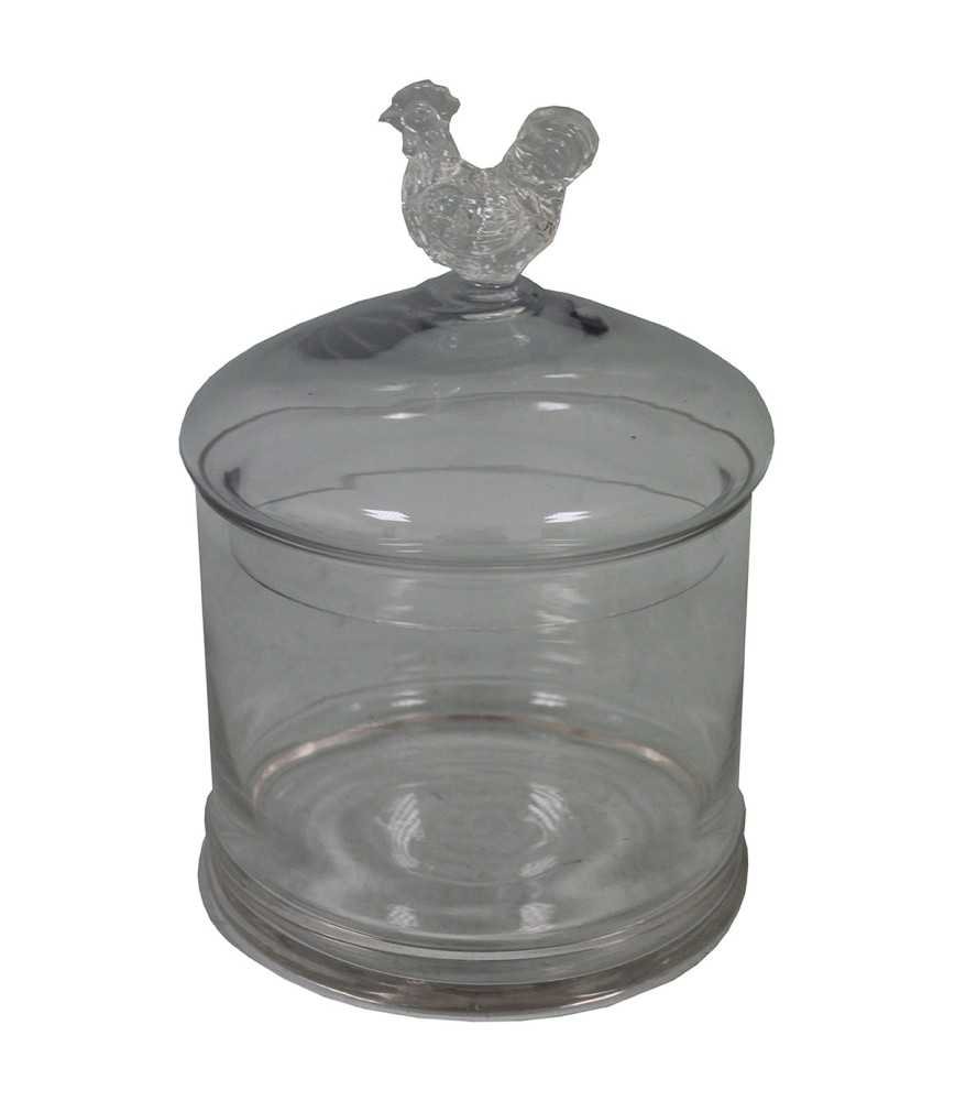 Pot verre coq