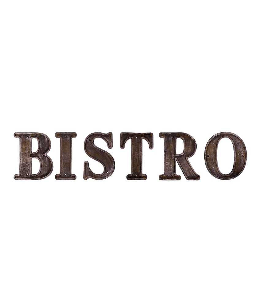 Mot BISTRO en fonte