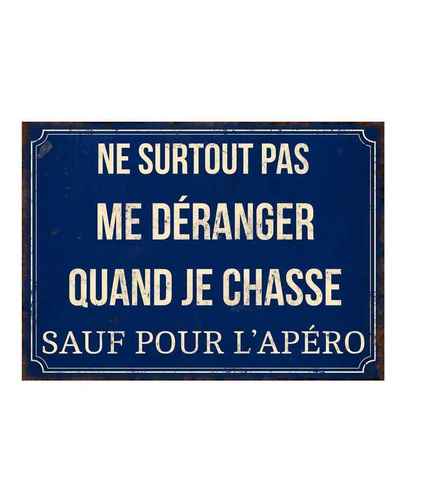 Plaque "Ne surtout pas me déranger" 21 x 15 cm